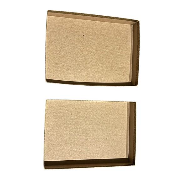 Gold Foil VTG Embossed Pattern Gift Wrap Box Christmas Holiday Birthday READ - Picture 3 of 9